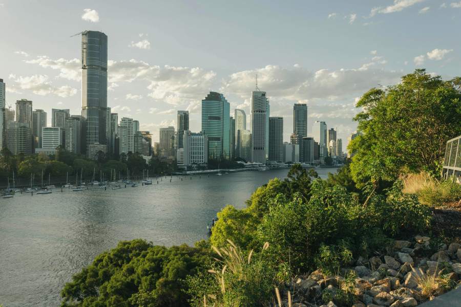 Australian city skyline